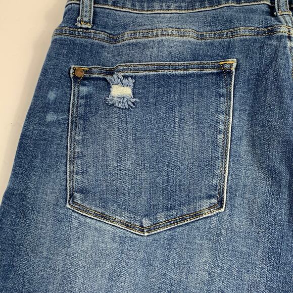 Judy Blue Shorts Women’s Plus 3XL Bailey Distressed Raw Hem High Rise - Picture 11 of 16
